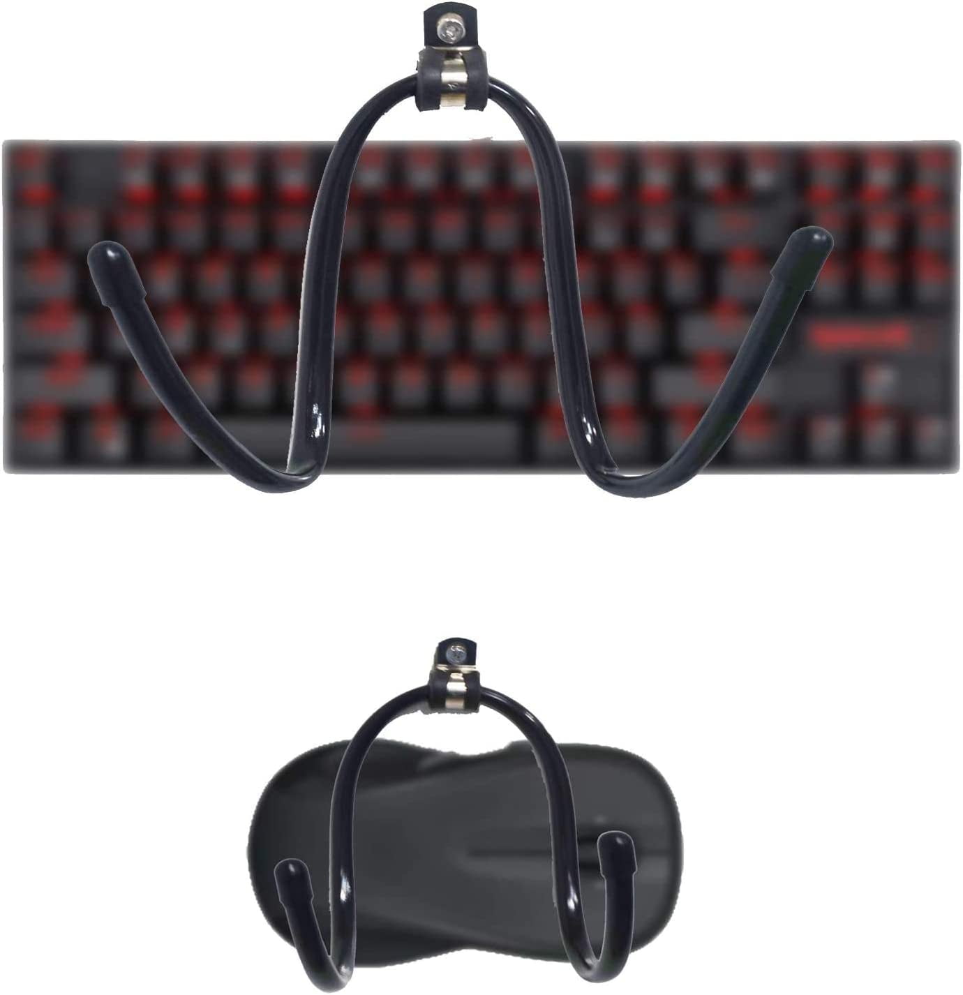Pmsanzay Keyboard & Mouse Organizer Wall Rack, Adjustable - Walmart.com