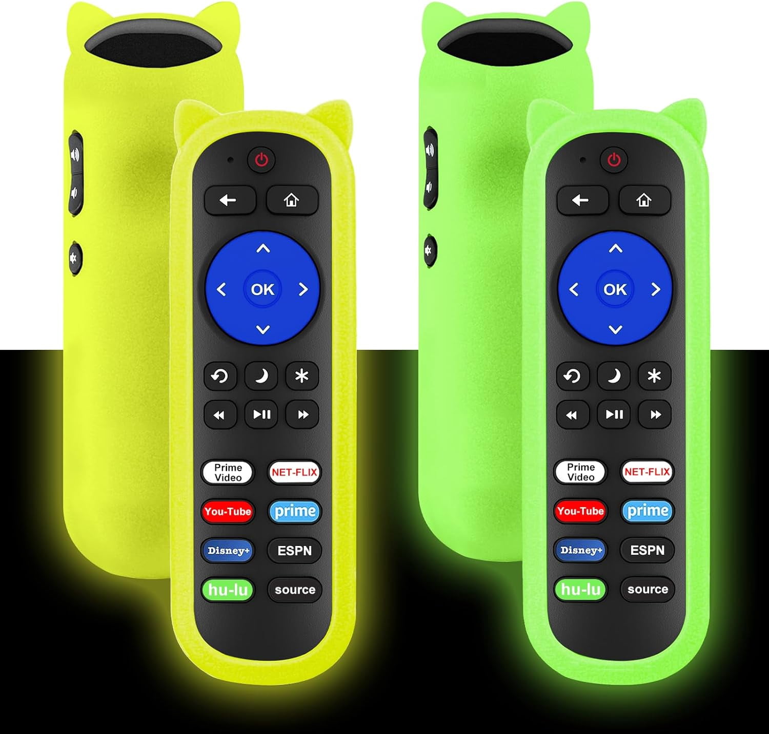 Pack of 2 Universal Remote Compatible with Roku Remote and Roku TV ...