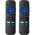 thumbnail image 1 of (Pack of 2)Universal Remote Control for Roku-TV,Compatible for TCL Roku/Hisense Roku/Onn Roku/Philips Roku Smart TVs(Not for Roku Stick,Box and Players), 1 of 7