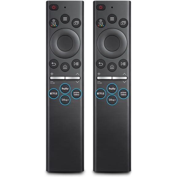 (Pack of 2) Universal Remote for Samsung TV Frame Crystal Curved LED QLED OLED Neo UHD SUHD HDTV 4K 8K 7 8 9 Series Smart TV Remotes Control Replacement