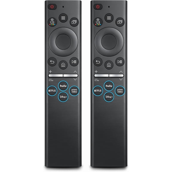 Pack of 2 Universal Remote for Samsung TV Frame Solar Serif Crystal Curved LED QLED OLED Neo UHD SUHD HDTV 4K 8K 7 8 9 Series Smart TV Remotes Control Replacement - 2 Year Warranty