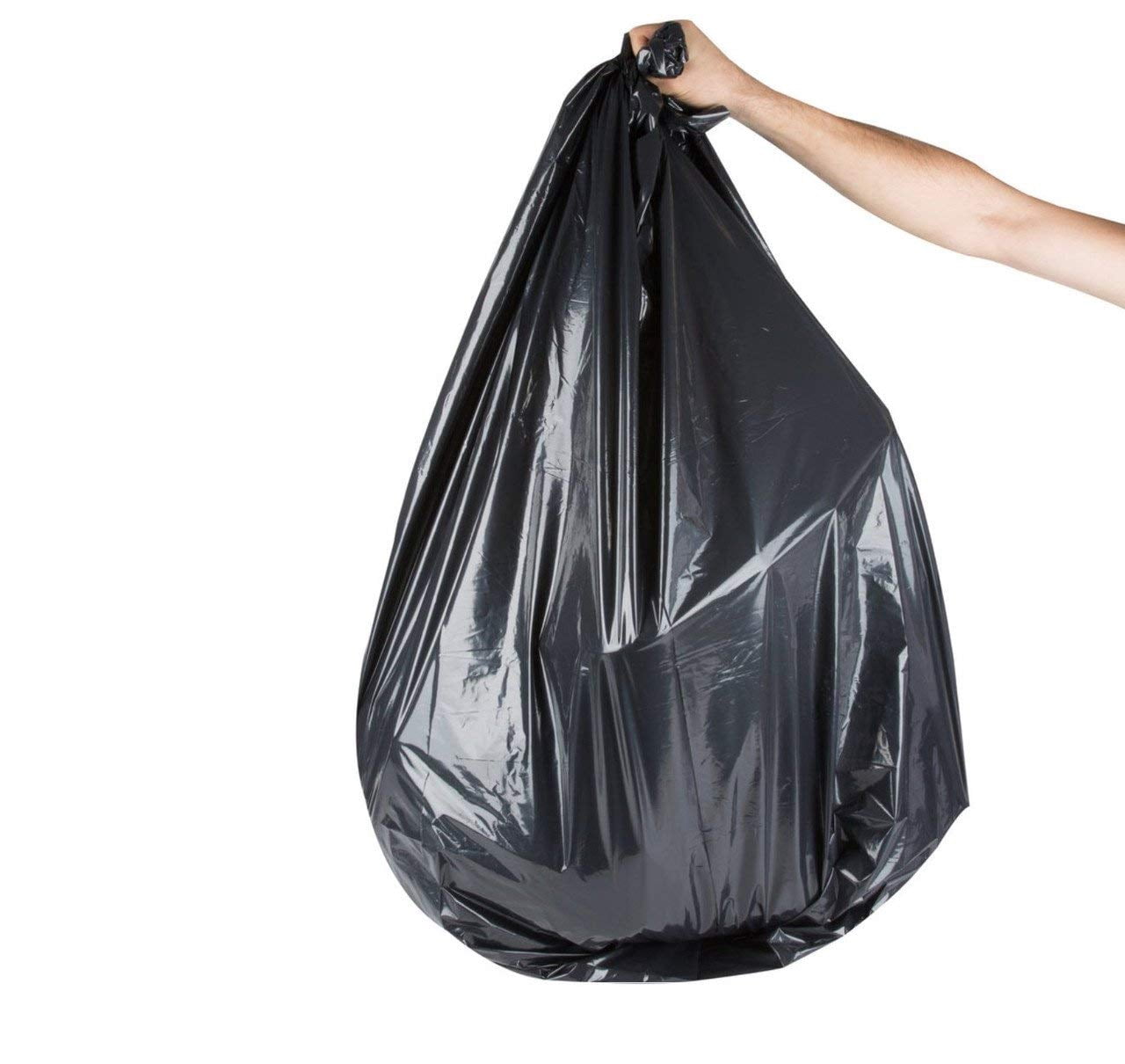 Garbage Bags High Density Opaque Black 200 count 36 x 58 in 55 gallon Regular Duty