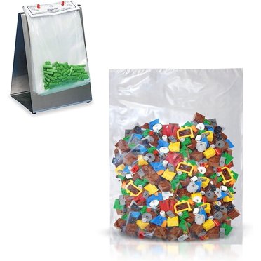 6x8 Inch (150x200mm) Small Food Poly Bags - Freezer Safe, 100 Gauge, Made In UK (MPN 5056025117023)