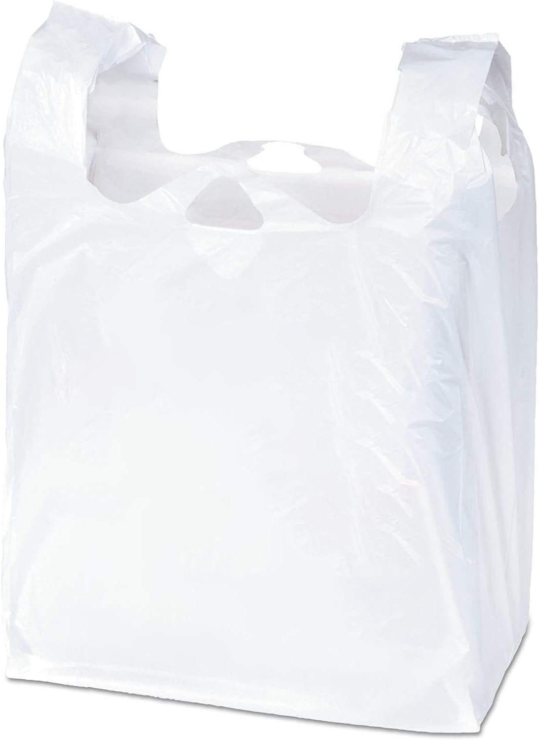 Amazon.com: Black Printed HDPE T-Shirt Plastic Bags - 1/6 BBL 11.5