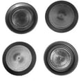 (Pack of 25) BPF1 Flush Mount Black Plastic Body and Sheet Metal Hole