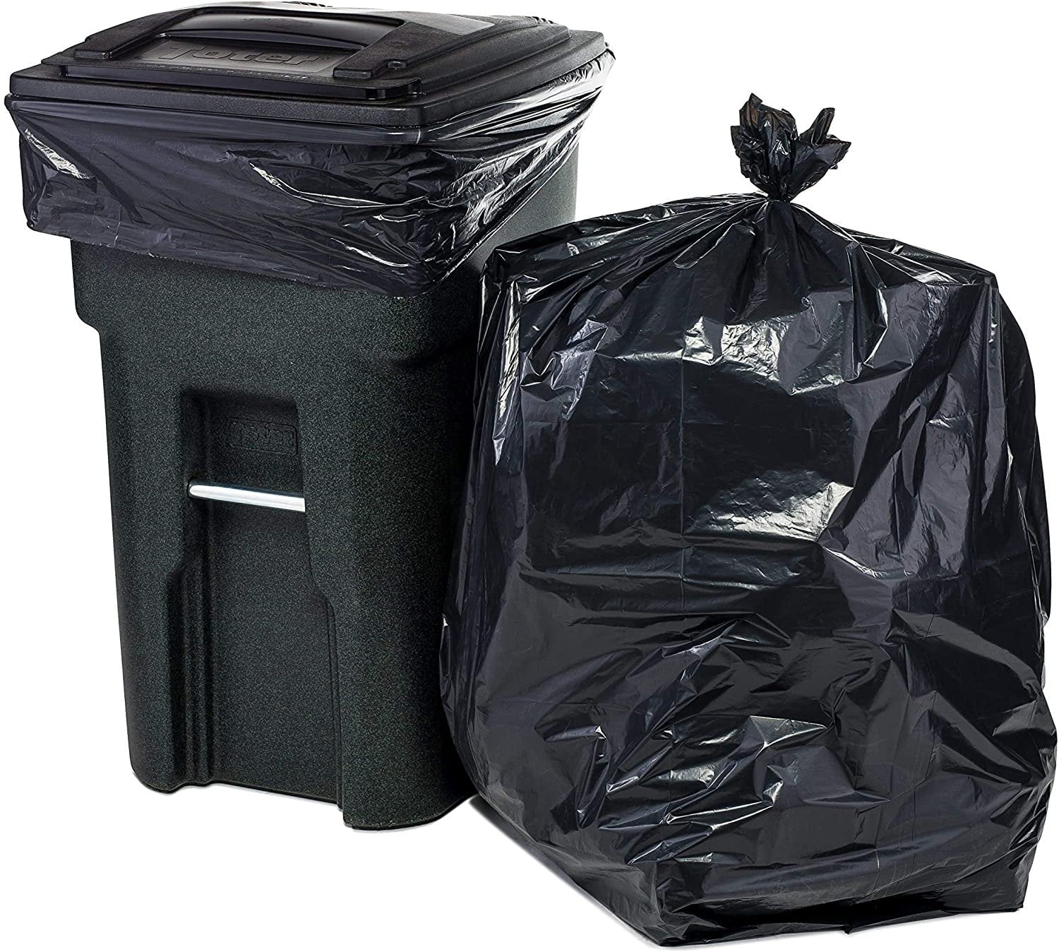 Eagrye 8 Gallon Trash Bags, 170 Counts, Black