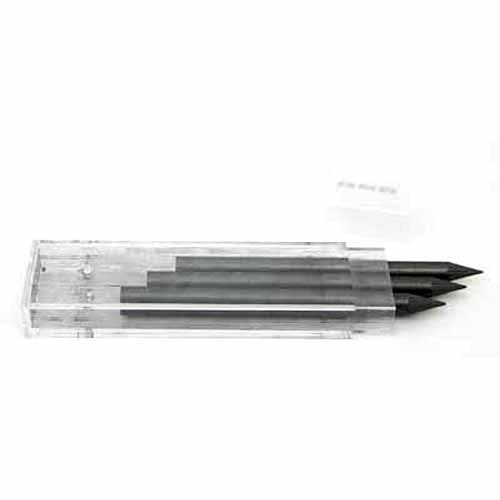 Kaweco Clutch Pencil Graphite Lead Refills - Black, 5.6 mm, 5B, Pkg of 3
