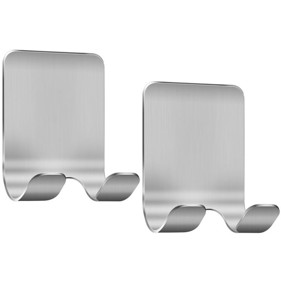 Pack of 3 Razor Holders, Bolatus Multi-Purpose Hooks, Stainless Steel, Self-Adhesive Razor Holder, Wall Waterproof Bathroom Hooks, No Drilling for Ceiling, Bathroom, Kitchen, Bathroom