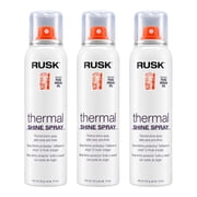Pack 3 Rusk Thermal Shine Hairspray 4.4 Oz