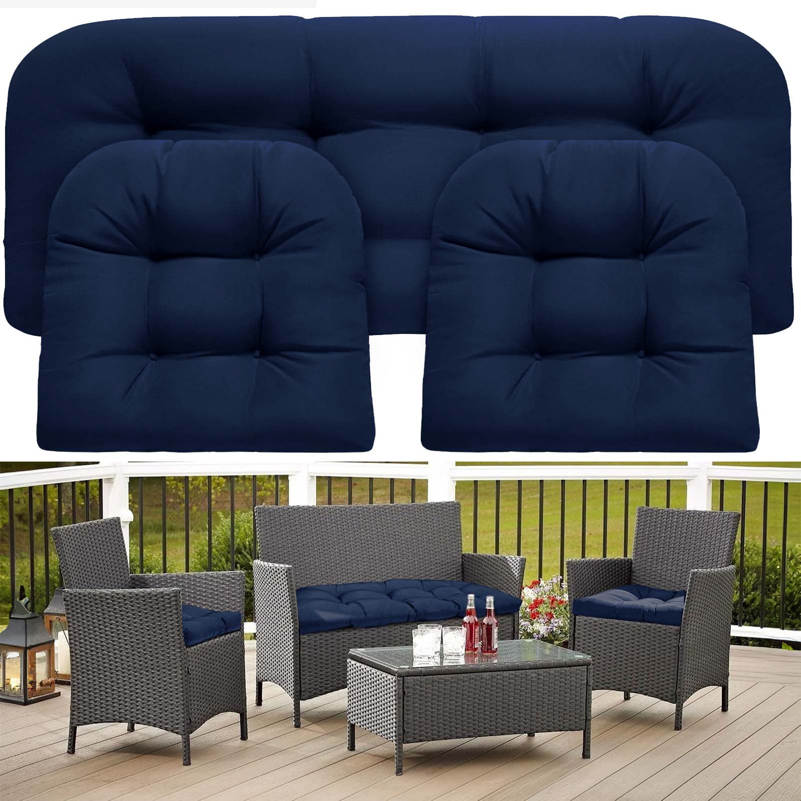 Outdoor U Shaped Cushions 1