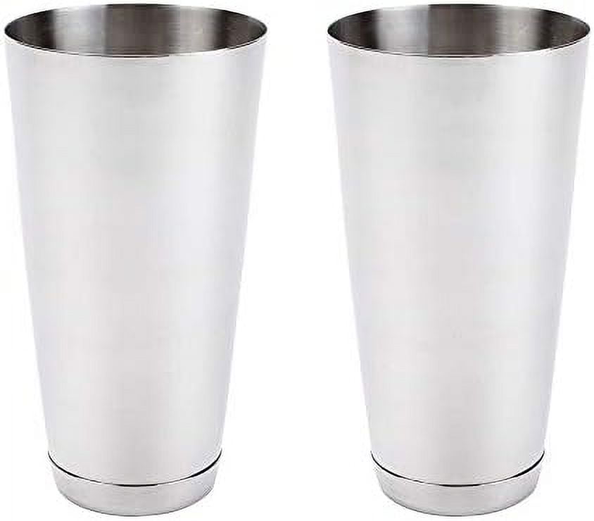 Pack) 30Ounce Cocktail Mixing Shaker Tin Silver Glitter, Stainless