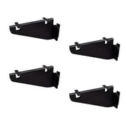 Pack of 4 E Track Shelf Brackets - Enclosed Trailer Fixed Shelving Brackets - E-Track Accessories for Enclosed Trailer, Cargo Truck, Warehouse, Garage
