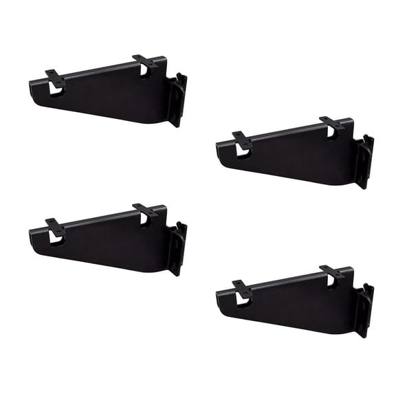 (Pack of 4) E Track Shelf Brackets - Enclosed Trailer Fixed Shelving Brackets - E-Track Accessories for Enclosed Trailer, Cargo Truck, Warehouse, Garage