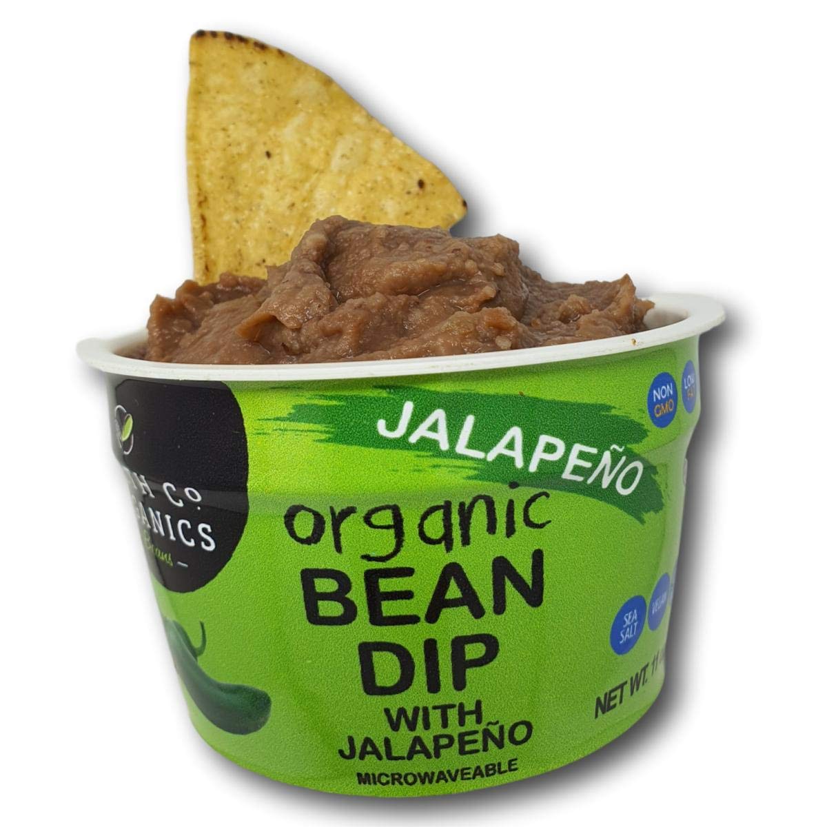 [Pack of 4] Earth Co Organics Organic Pinto Bean Dip with JALAPENO