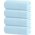 thumbnail image 1 of Pack of 4 Extra Large Bath Towels 30 x 60 Inches, 100% Cotton, Larger & Lighter Weight, Quicker to Dry, Super Soft and Absorbent, Perfect for Bathroom, Dark Grey, 1 of 7
