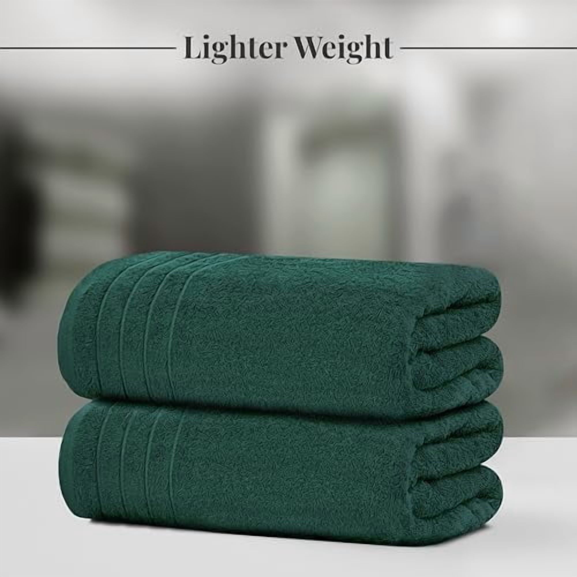 Pack of 4 Extra Large Bath Towels 30 x 60 Inches, 100% Cotton, Larger ...