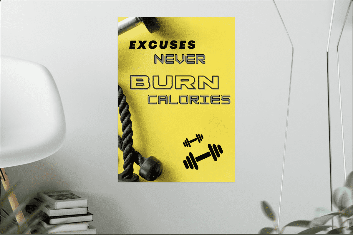 Pack of 4 Gym posters - Gym Posters Motivational - Gym Quotes Poster ...