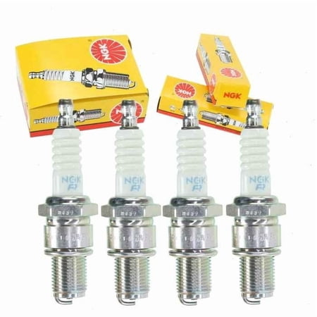 Pack of 4 NGK Standard Spark Plug OEM Replacement For ATK Aprilia BMW Honda Husqvarna Kawasaki Suzuki Yamaha 250 260 RS50 R60 CB350 2000 2001 2002 2003 2004 2005 2006 2007 2008 2009 2010 2011 2012