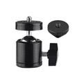 thumbnail image 1 of Pack of 4? Shoe-Mount? Hot Shoe Mount Adapter 360 Degree Swivel Mini Ball Head 1/4 Tripod Screw Head for Cameras, Camcorders, Smart Phone, LED Video Light, Microphone, 1 of 1