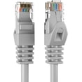 thumbnail image 1 of Cat6 5-Pack of 25FT Network Ethernet Patch Cable, 550Mhz Internet Wire, For Router, Modem, PC, Laptop, TVs, Printer Cord, Consoles, Copper-Clad Aluminum, Gray, Cables Direct Online, 1 of 7