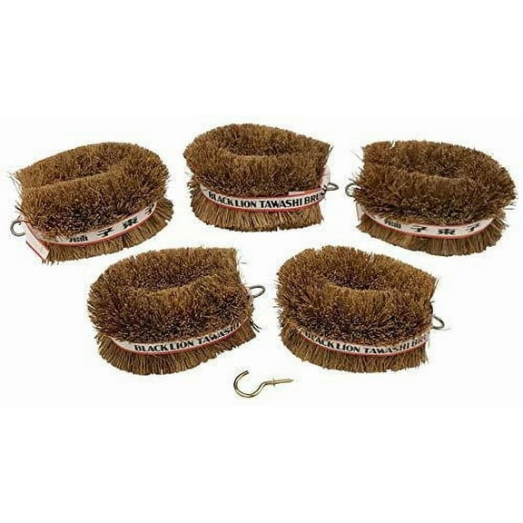 Pack of 5 Japanese Tawashi Brushes for Scrubbing & Cleaning Fruits & Vegetables Also Useful for Other Household Cleaning Tasks