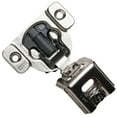 thumbnail image 1 of Pack of 50 DTC Pivot Pro 105-Degree Opening Angle 1-5/16" (33mm) Overlay, Screw-On 2-Cam, 6 Way Adjustable Soft-Close Face Frame Cabinet Hinges, Nickel Plated, 1 of 5