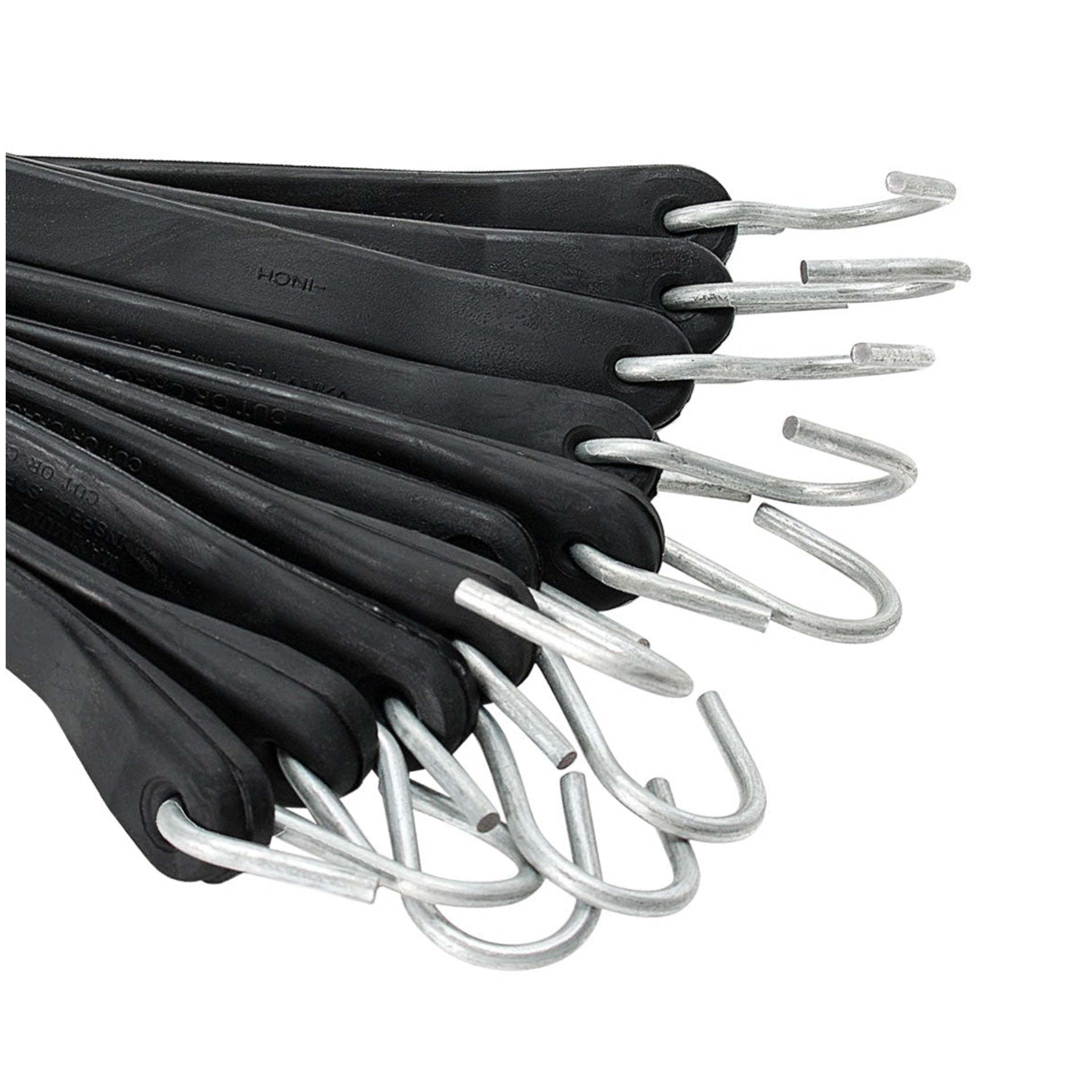Bungee Tie-Down Cords - Box Of 50, 21 Inch Natural Rubber Bungee Straps For Tarps & Securing Loads - View #2