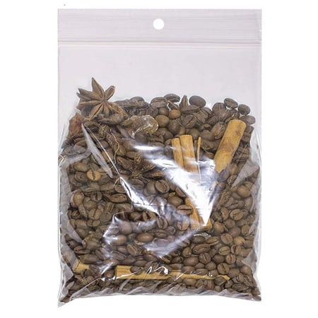Clear Zipper Bags with Hang Hole, 4 Mil Heavy Duty Poly, 500 Count, 12 x 15 in