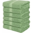 thumbnail image 1 of Pack 6 Cotton Bath Towels 22x44 Inch Super Absorbent  For Pool Spa, 1 of 12