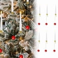 thumbnail image 1 of Pack Of 6 Flickering Remote LED Short Taper Candles - Battery Operated Timer Window Candlesticks, Flameless White Plastic Candles For Christmas Tree, Holiday, Home & Party Decor, 1 of 4