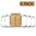 thumbnail image 1 of Kitchentoolz Clear Glass Airtight Food Storage Jar (6 Count), 1 of 3