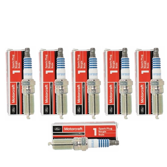 Pack of 6 Motorcraft Iridium Spark Plug Replacement For Ecoboost Ford 11 12 13 14 15 16 17 18 19 F150 F 150 3.5 V6 2011 2012 2013 2014 2015 2016 2017 2018 2019 11 12 13 14 15 16 17 18 19 SP580 SP534