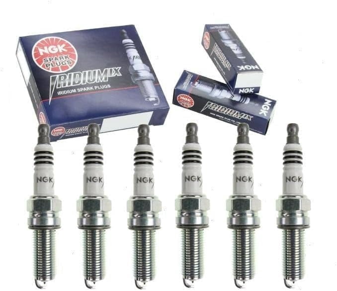 Pack of 6 NGK Iridium IX Spark Plug Replacement For Toyota Avalon Camry Highlander Sienna Venza ES350 RX350 RX450h RX450h 2010 2011 2012 2013 2014 2015 2016 2017 2018 10 11 12 13 14 15 16 17 3.5 V6