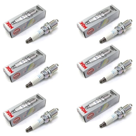 Pack of 6 NGK Laser Iridium Spark Plug Replacement For Audi Porsche VW Volkswagen A4 A5 A6 A7 A8 Q5 Q7 S4 S5 SQ5 Cayenne Panamera Touareg 3.0 3.2 V6 10 11 12 13 14 15 16 17