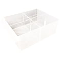 thumbnail image 1 of Pack of 6 Sets Dividers for Plastic Storage Hardware Cabinet with Large Drawers, 4 Section Dividers Compatible with Akro-Mils Large Drawer (Large Drawer, Old Style), 1 of 4