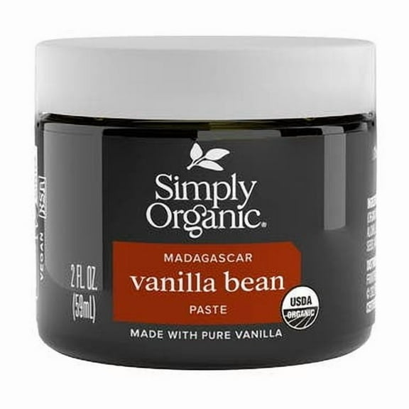 (Pack 6), Simply Organic Vanilla Bean Paste, 2 fl oz