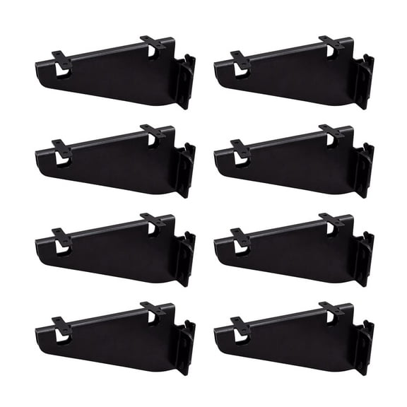 (Pack of 8) E Track Shelf Brackets - Enclosed Trailer Fixed Shelving Brackets - E-Track Accessories for Enclosed Trailer, Cargo Truck, Warehouse, Garage