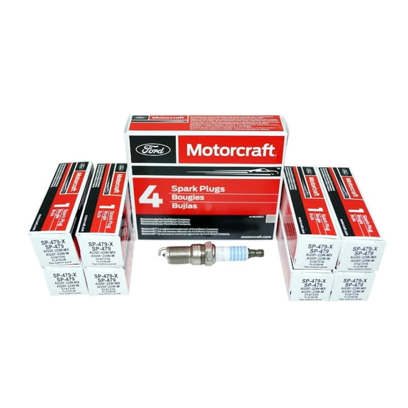 Pack of 8 Motorcraft Platinum Spark Plug Replacement For Ford F-150 F150 97 98 99 00 01 02 03 04 05 06 07 08 09 10 11 12 13 14 15 16 17 18 19 4.6 5.4 V8 SP479 SP479X AGSF22WM