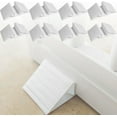 Pack of 8 Support Feet for Pet Gate, White Gate Support Feet, Support