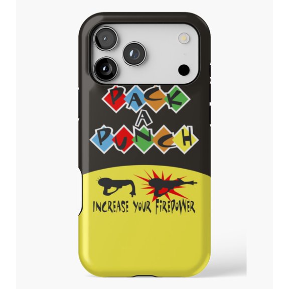 Pack A Punch M366, Case for iPhone 17/16/15/14/13/12/11 Pro Max – Stylish Unisex Protective Cover