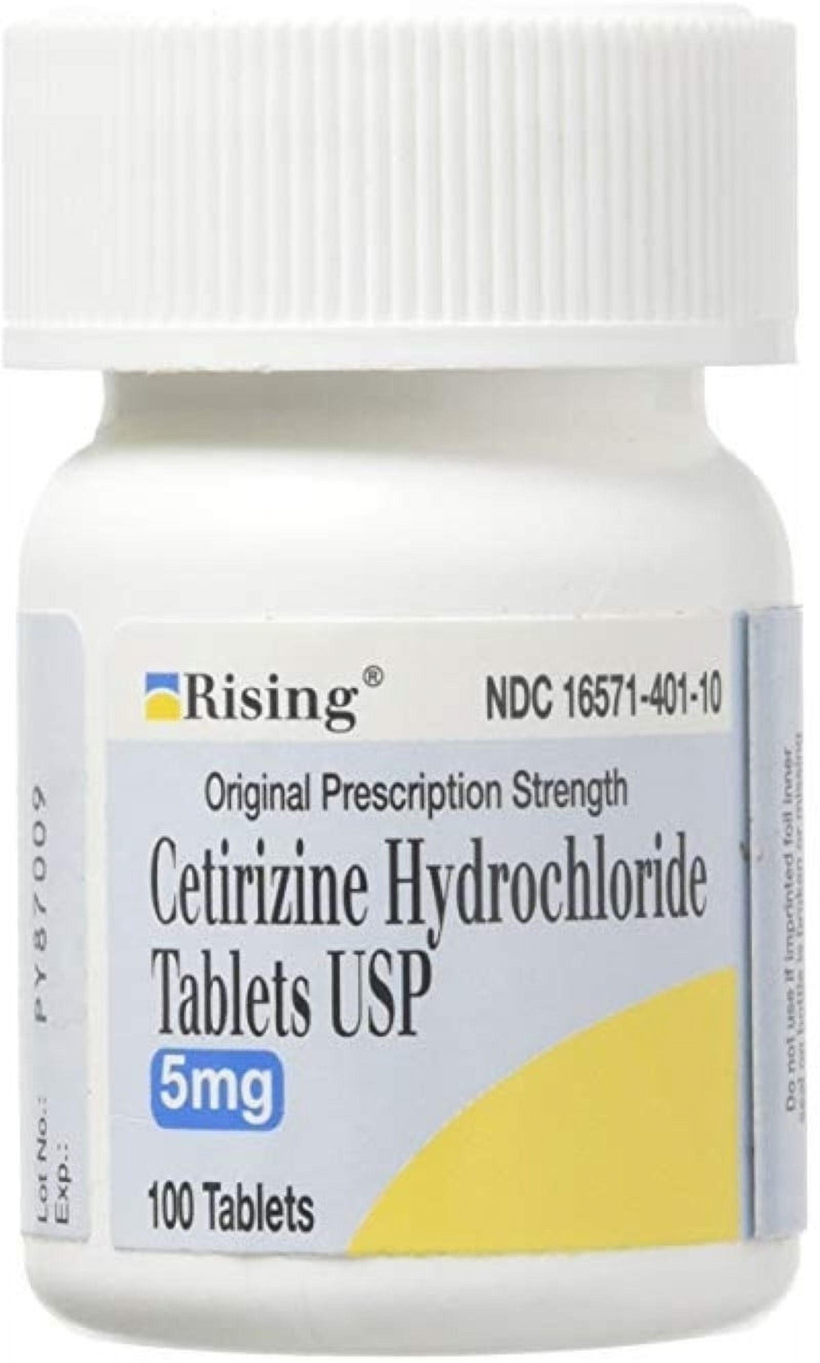 Pack Cetirizine Hydrochloride Tablets, 5 mg, 100 Count