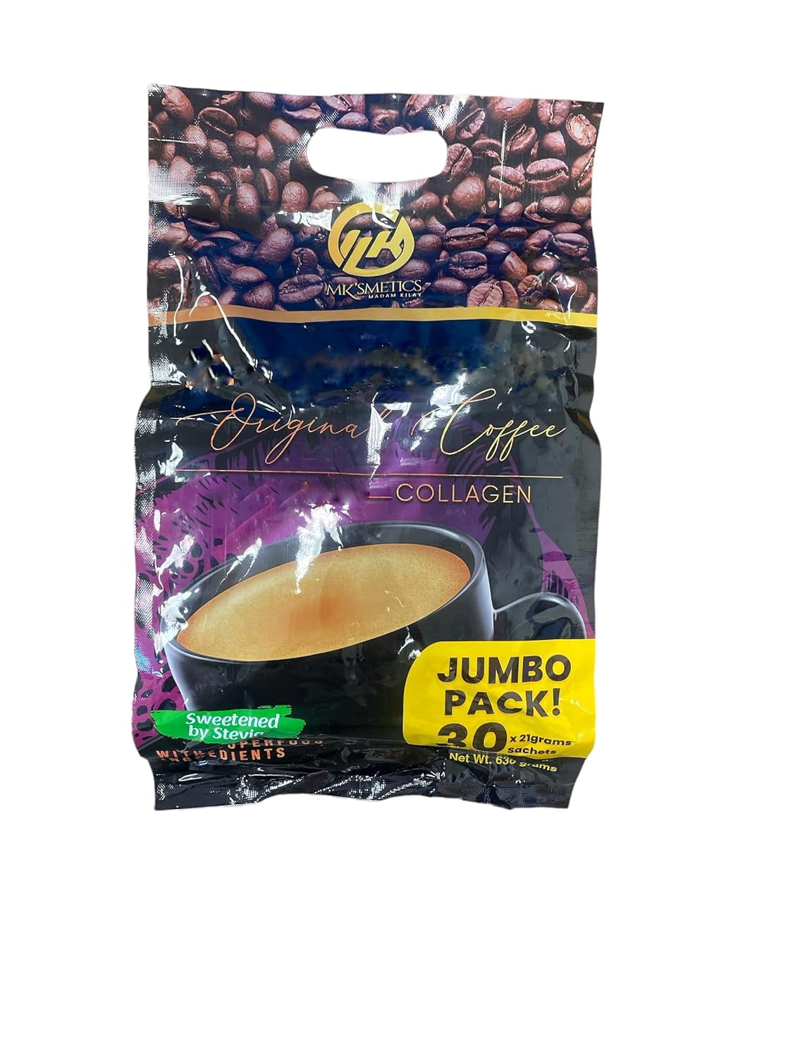 Madam Kilay Classic Coffee - 30 Sachets, Collagen Slimming Drink, Halal Certified