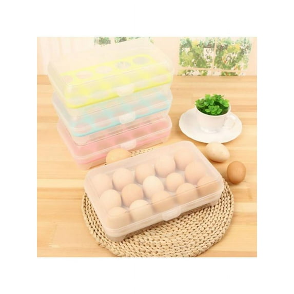 Pack Covered Holders For Refrigerator,Clear Deviled Tray Storage Box Dispenser Stackable Plastic Containers