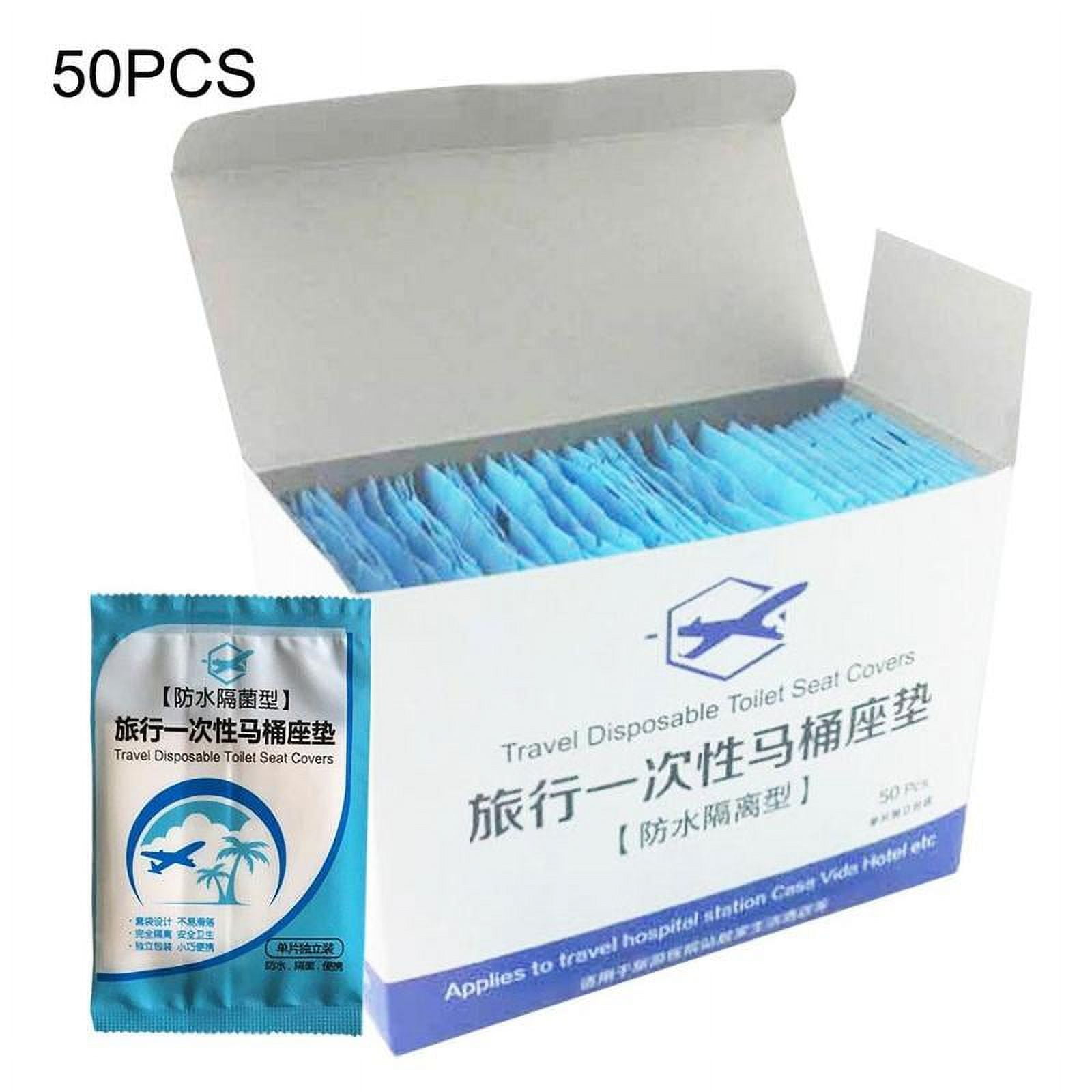 Pack Disposable Toilet Seat Covers Paper Travel Biodegradable Sanitary