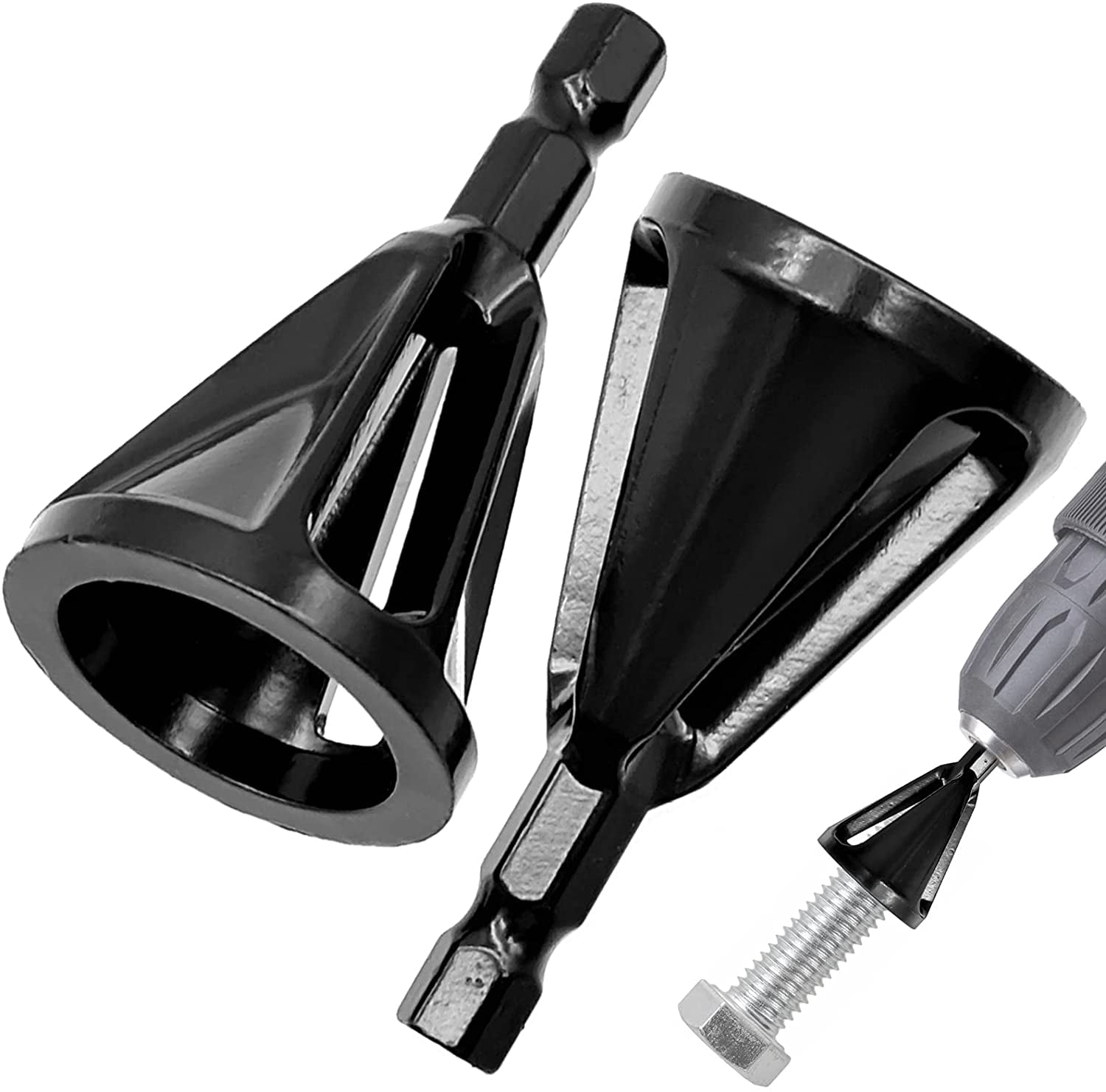 Pack External Deburring Tool For Drill, Stainless Steel Chamfer Tool ...