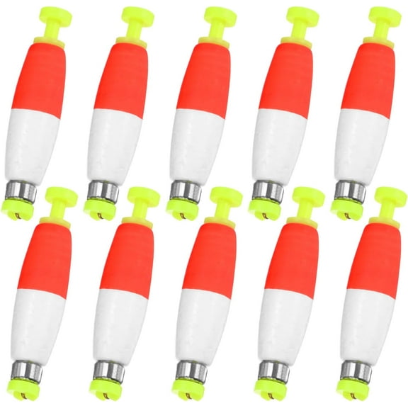 Pack Fishing Bobbers Floats, EVA Foam Weighted Bobbers, Clip-on Floats Slip Corks Floaters Strong Buoys