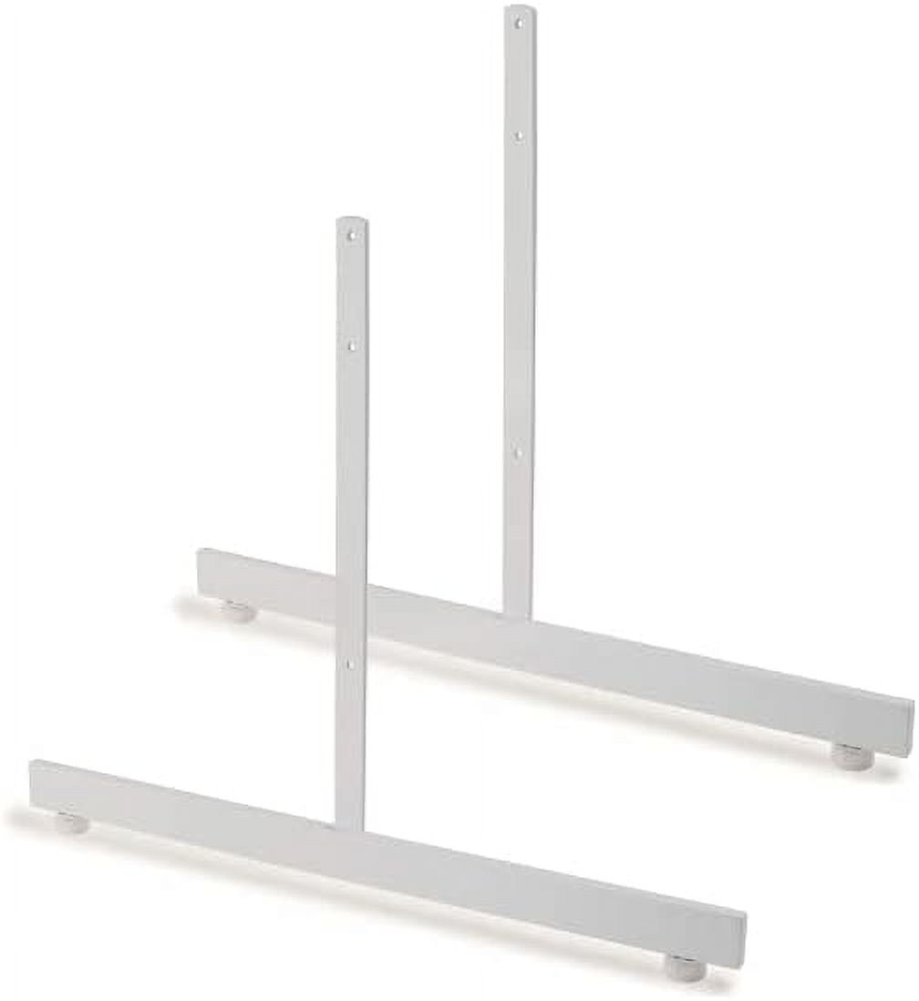 Pack Gridwall T Legs Sturdy TBase For 24" W Grid Wall Panels Or Slat