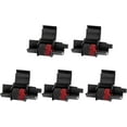 Pack Ir40T Calculator Ink Roller Printer Ribbon Ir40T Cp13 Mp12D Pr42 Ir40T, Black And Red