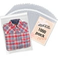 thumbnail image 1 of Pack It Chic - 10” X 13” (1000 Pack) Clear Resealable Cellophane Cello Bags - Fits 10X13 Prints, Photos, Documents - Self Seal, 1 of 7