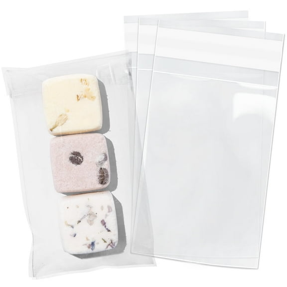 Pack It Chic - 3” X 5” (200 Pack) Clear Resealable Cello Poly Bags - Fits 3X5 Prints
